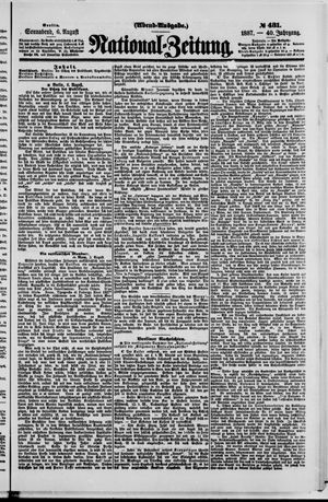 Nationalzeitung on Aug 6, 1887