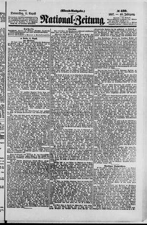 Nationalzeitung on Aug 11, 1887