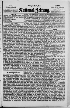 National-Zeitung vom 12.08.1887