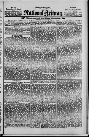 National-Zeitung vom 25.08.1887