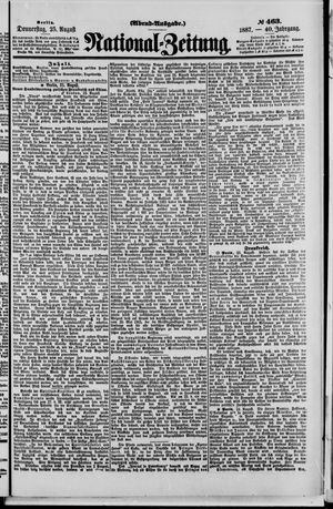 National-Zeitung vom 25.08.1887