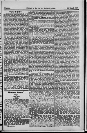 National-Zeitung vom 30.08.1887