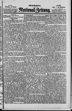 National-Zeitung vom 30.08.1887