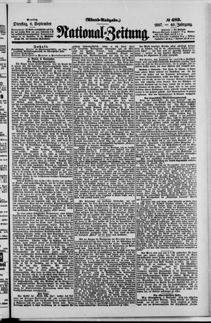 National-Zeitung vom 06.09.1887