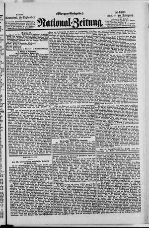 National-Zeitung vom 10.09.1887