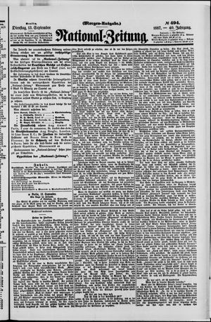 National-Zeitung vom 13.09.1887