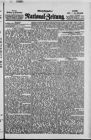 National-Zeitung vom 16.09.1887