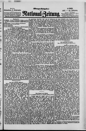 National-Zeitung vom 17.09.1887