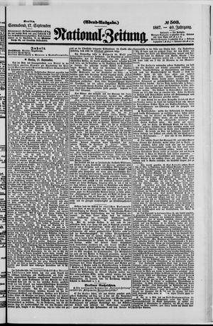 National-Zeitung vom 17.09.1887