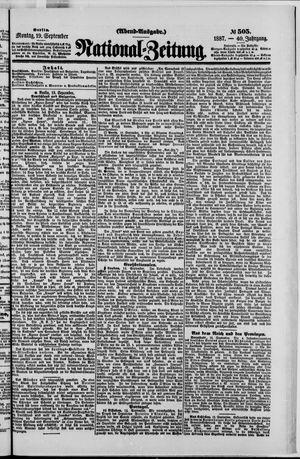 National-Zeitung vom 19.09.1887