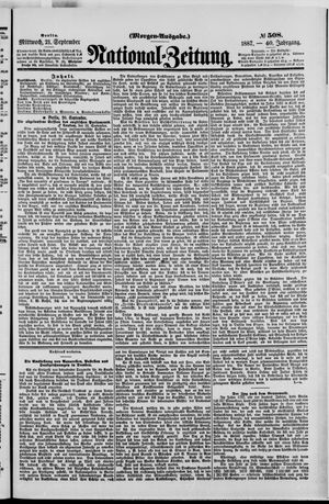 National-Zeitung vom 21.09.1887
