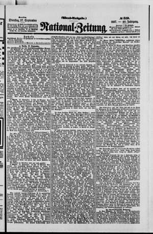 National-Zeitung vom 27.09.1887