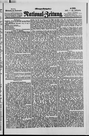 National-Zeitung vom 28.09.1887