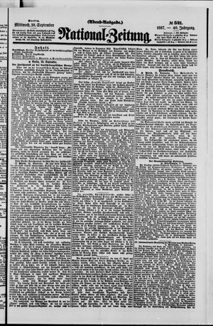 National-Zeitung vom 28.09.1887