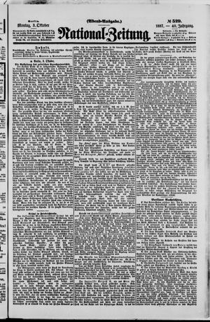 National-Zeitung vom 03.10.1887