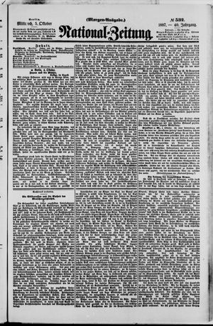 National-Zeitung vom 05.10.1887