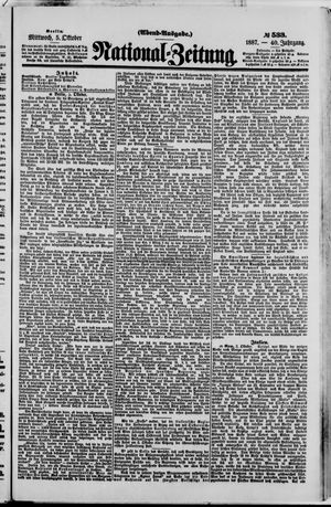 National-Zeitung vom 05.10.1887