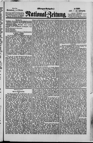 National-Zeitung vom 08.10.1887