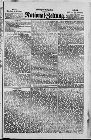 National-Zeitung vom 11.10.1887