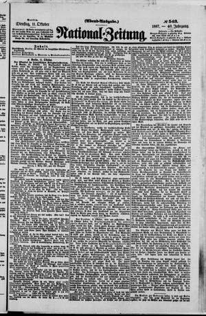 National-Zeitung vom 11.10.1887