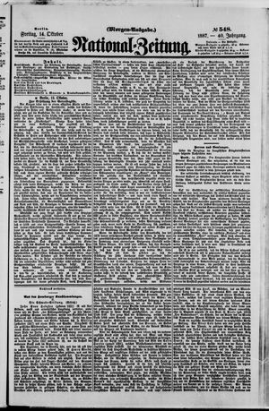 National-Zeitung vom 14.10.1887