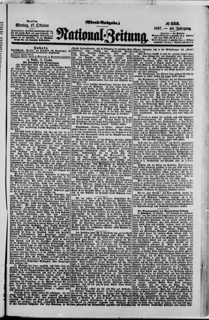 National-Zeitung vom 17.10.1887