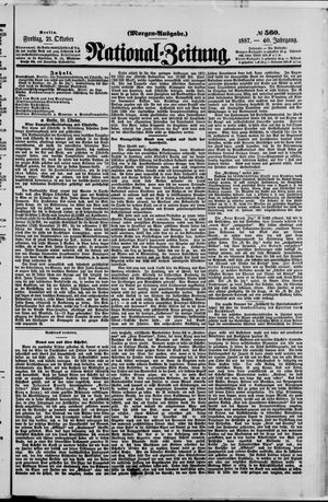 National-Zeitung vom 21.10.1887