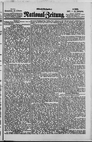 National-Zeitung vom 22.10.1887