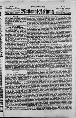 National-Zeitung vom 29.10.1887