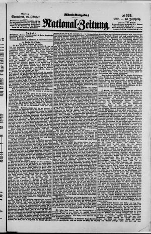 National-Zeitung vom 29.10.1887