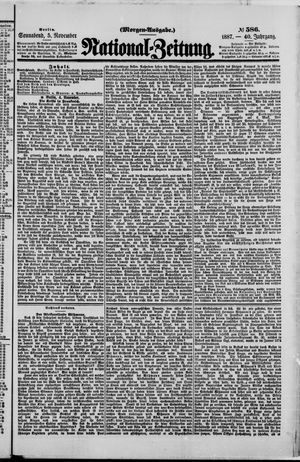 National-Zeitung vom 05.11.1887