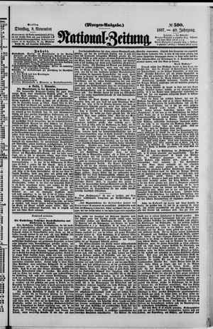 National-Zeitung vom 08.11.1887