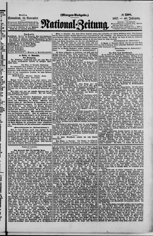 National-Zeitung vom 12.11.1887