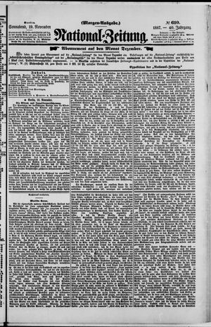 National-Zeitung vom 19.11.1887