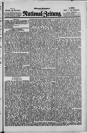 National-Zeitung vom 25.11.1887