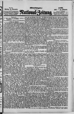 National-Zeitung vom 25.11.1887