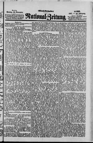 National-Zeitung vom 28.11.1887