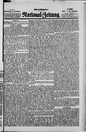 National-Zeitung vom 03.12.1887