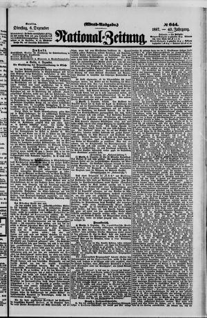 Nationalzeitung vom 06.12.1887