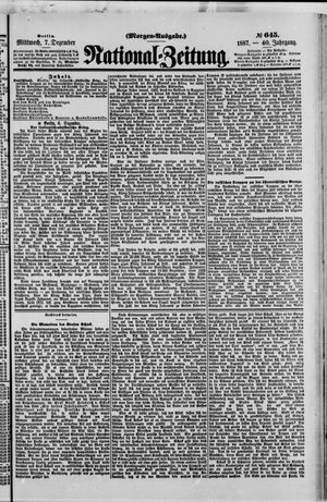 Nationalzeitung vom 07.12.1887