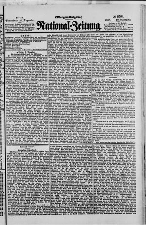 National-Zeitung vom 10.12.1887