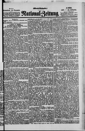 National-Zeitung vom 10.12.1887