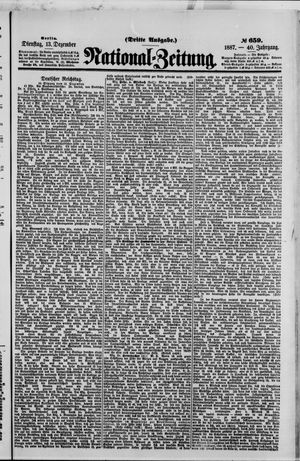 National-Zeitung vom 13.12.1887