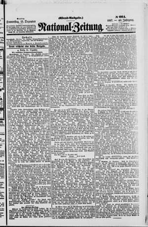 National-Zeitung vom 15.12.1887