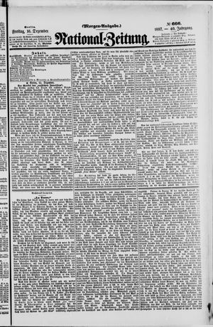 National-Zeitung vom 16.12.1887