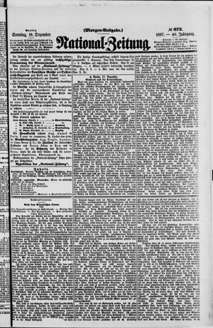 National-Zeitung vom 18.12.1887
