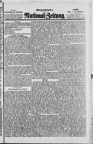 National-Zeitung vom 22.12.1887