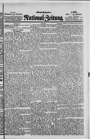 National-Zeitung vom 24.12.1887