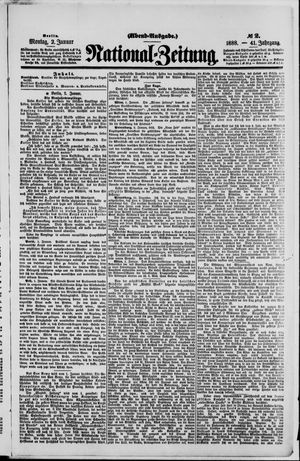 Nationalzeitung vom 02.01.1888