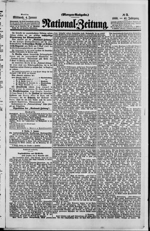 Nationalzeitung vom 04.01.1888